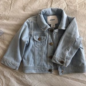 BOGO Old Navy jean denim jacket with snaps - light wash